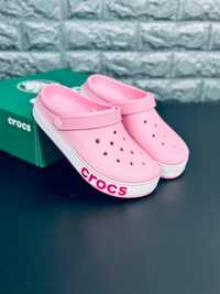 Женские Шлепанцы Crocs Розовые Шлепанцы Кроксы