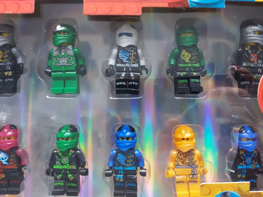 Super Zestaw FIGUREK NINJAGO LUDZIKI 12 szt Klocki Pasują do LEGO Nowe