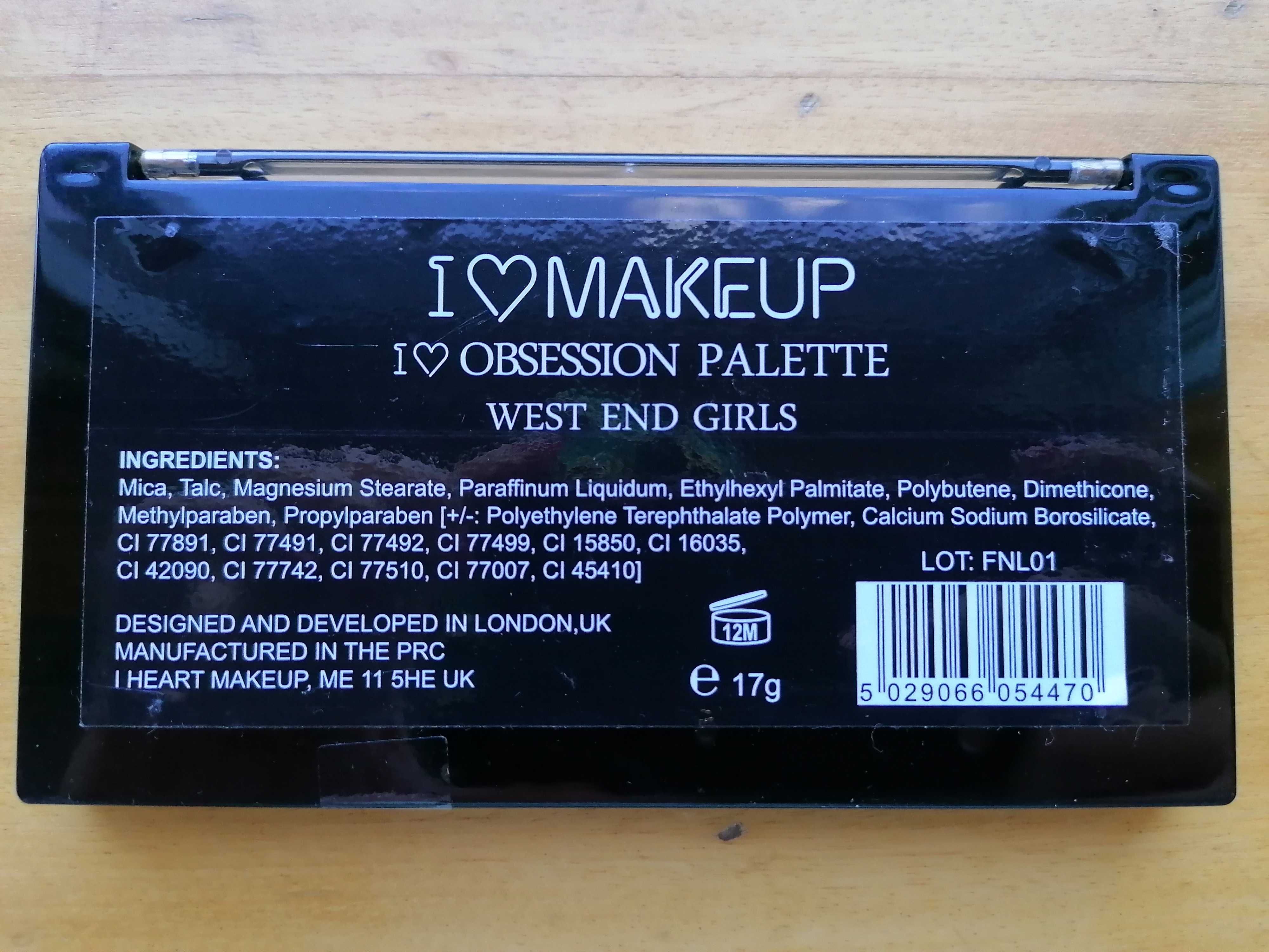 Paletes de sombras I heart makeup (Nunca usadas)