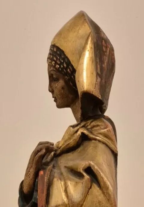 Figura Rzeźba 75 cm św. Elżbieta  XIX w