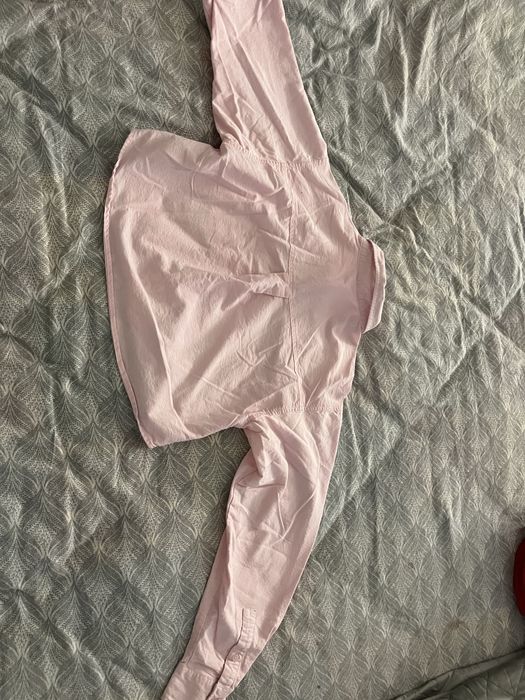 Укорочена рубашка рожева sinsay