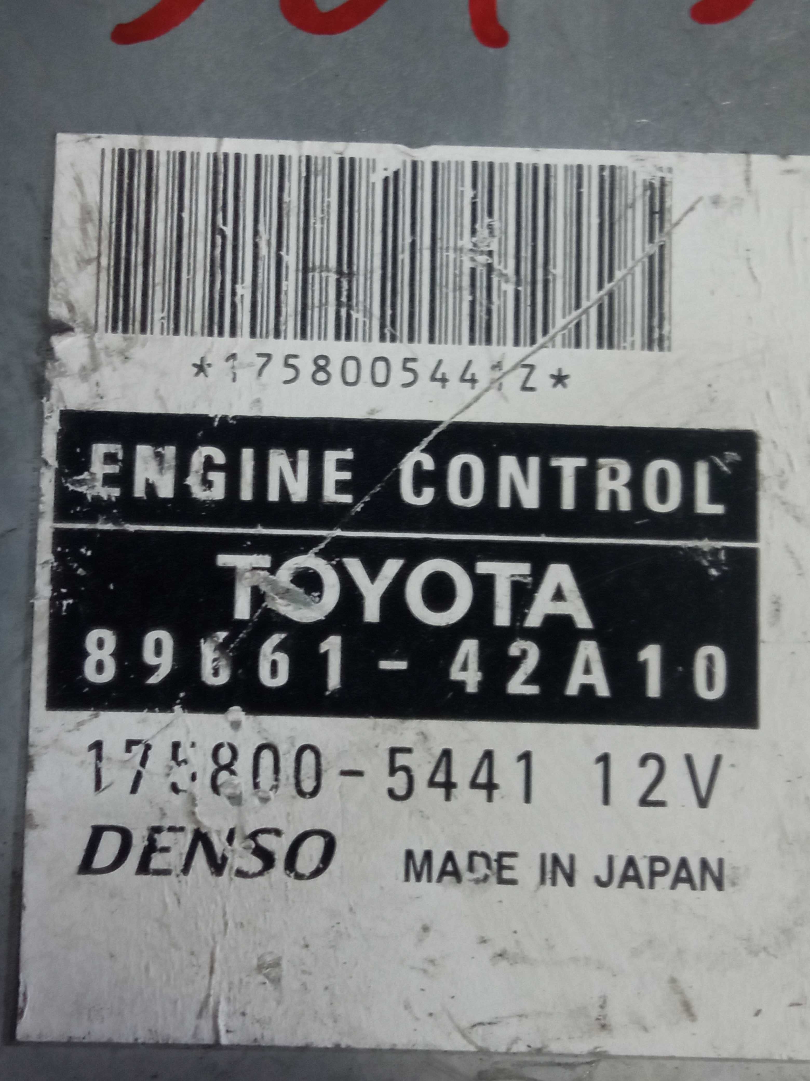 Sterownik silnika Toyota Rav4 II 2.0 D4D 89661/42A10 Siedlce
