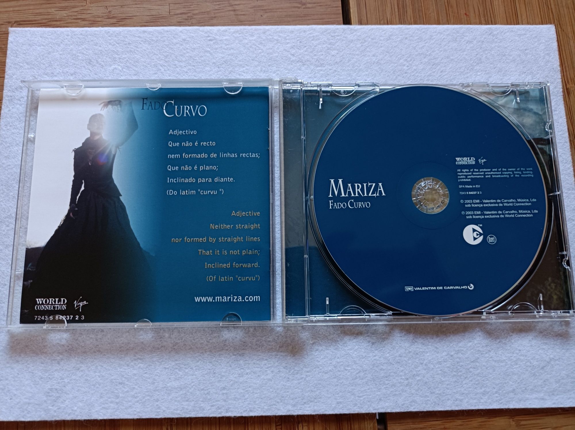 CD - MARIZA * Fado Curvo