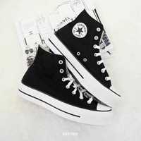 Кеди converse chuck taylor all star lift hi 560845c black