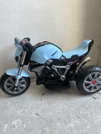Дитячий електромотоцикл SPOKO M-3196 блакитникй