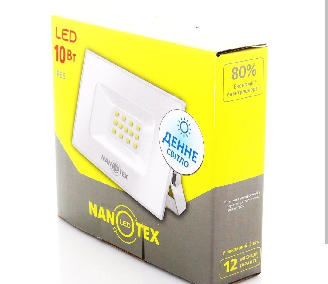 Прожектор LED NANOTEX 10 W 6500K 220 V