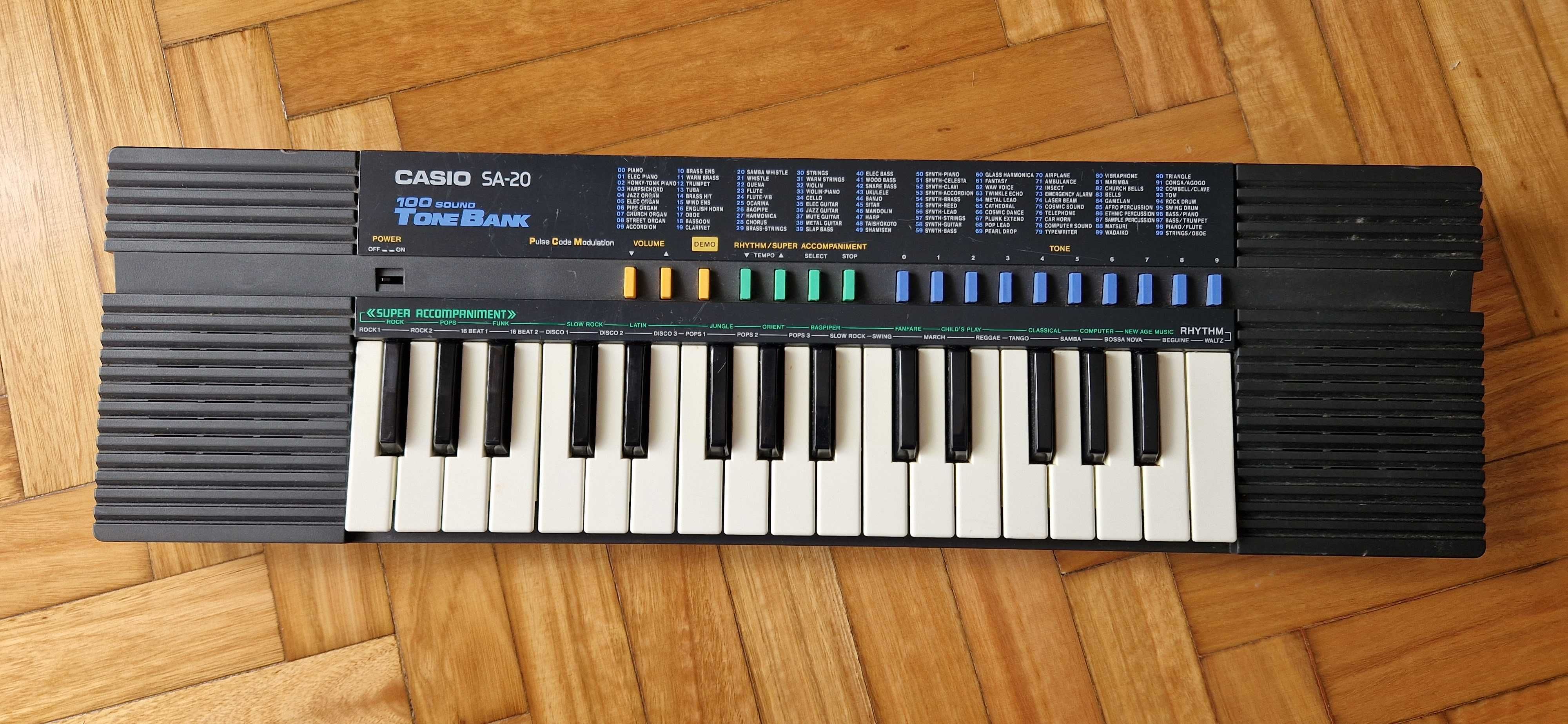 Piano Casio SA-20 100 Sound Tonebank