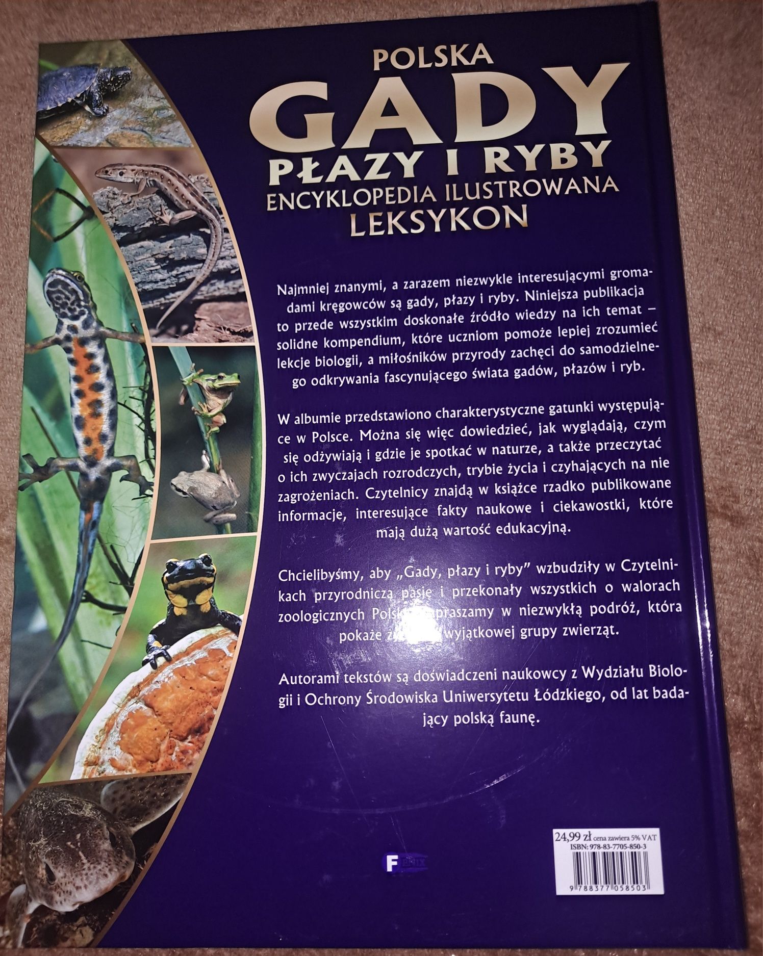 Polska Gady, Płazy i Ryby/ Encyklopedia Ilustrowana