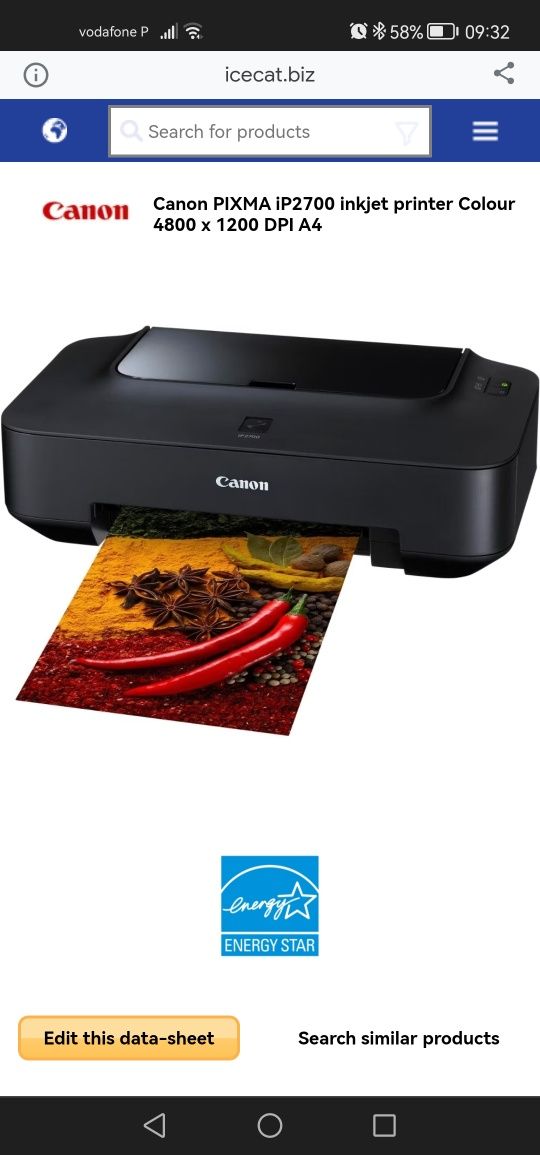 Impressora Canon IP2700