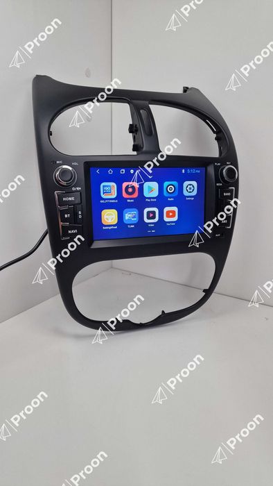 Auto rádio Peugeot 206 Android 2din Ano 2001 até 2016