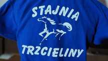 Koszulka polo klubowa jeździecka Stajnia Trzcieliny