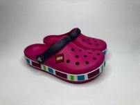 Crocs Lego kids Fuchsia Крокси дитячі J2 33 р, J3 34 р Уцінка! №10108