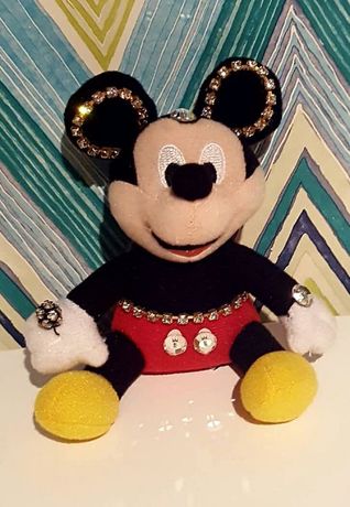 Porta chaves Mickey Mouse c/brilhantes