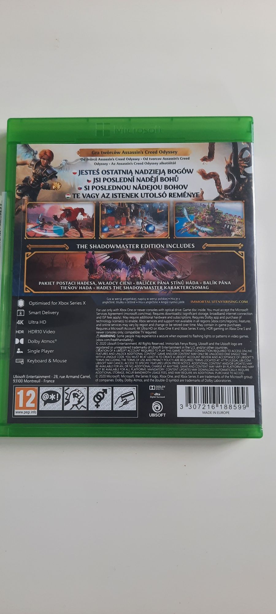 Immortals Fenyx Rising shadowmaster edition xbox one wersja PL