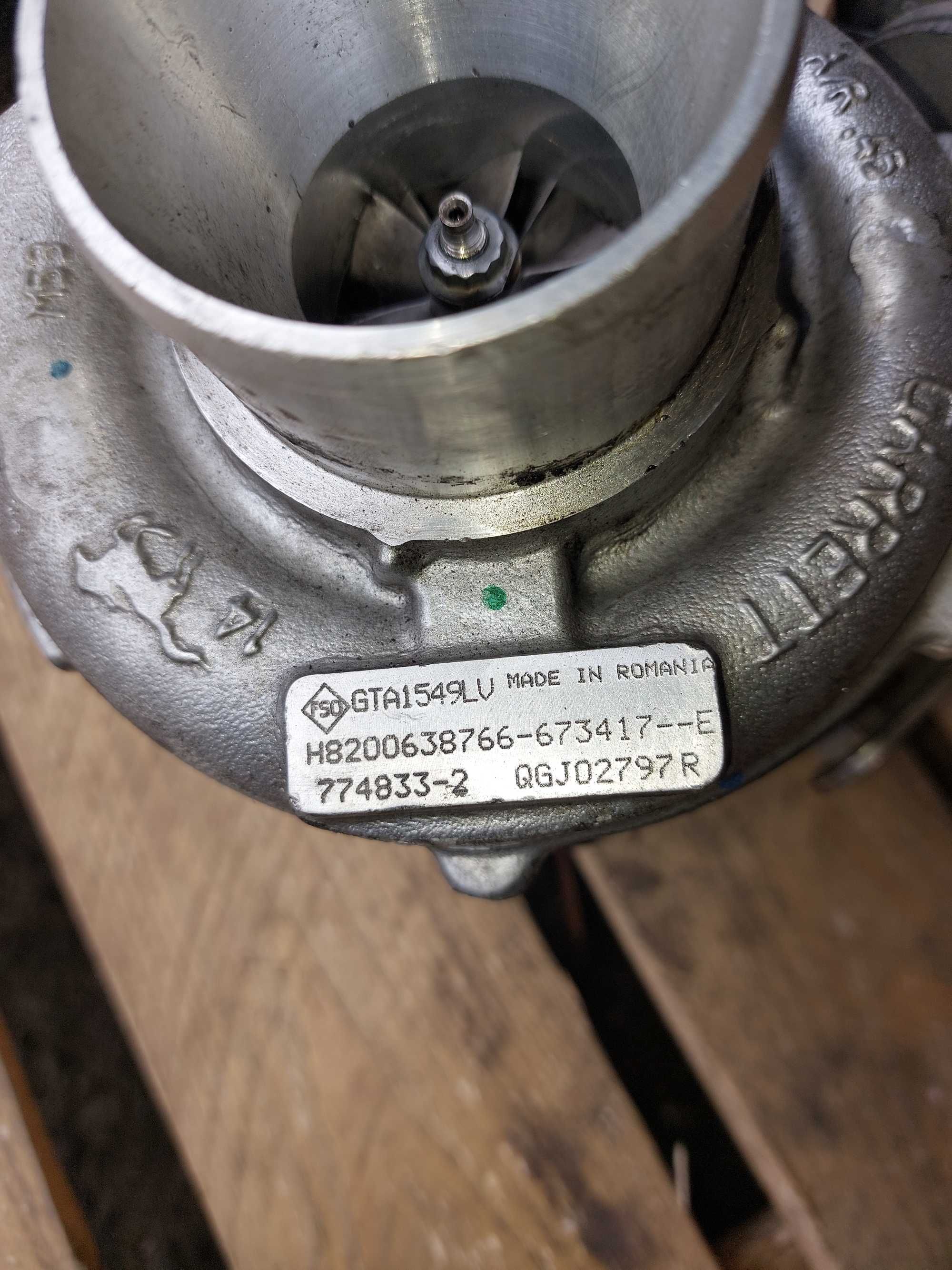 Turbosprężarka Turbo   Qashqai 2.0 DCI GTA1549LU