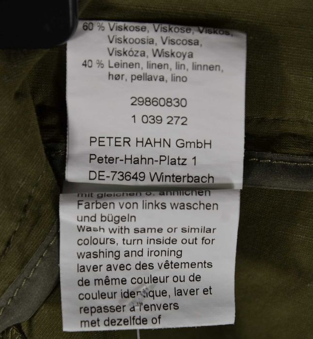 PETER HAHN Spodnie Damskie 46/48 Wiskoza Len Oryginalne Super Stan