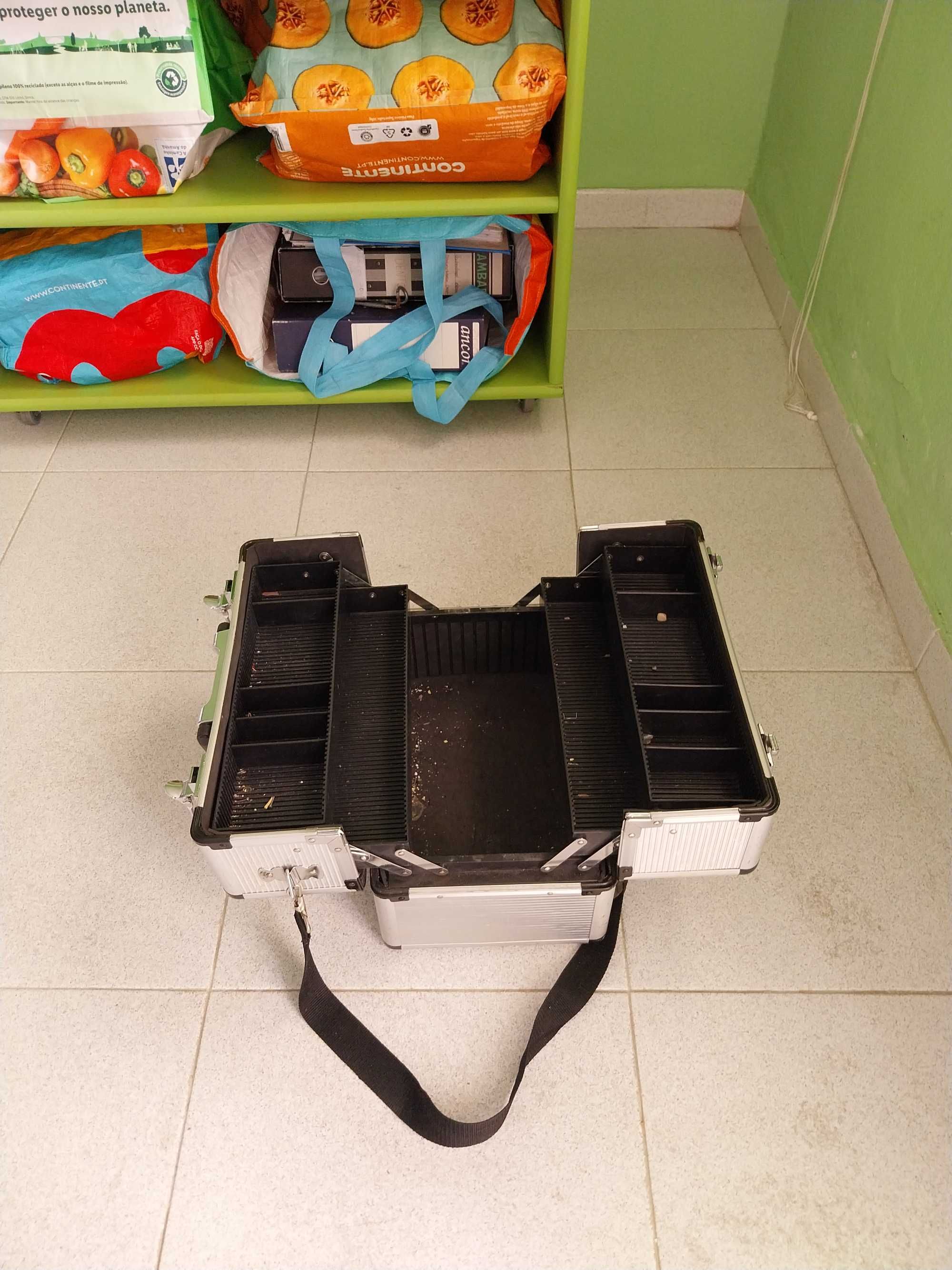 Mala arrumação aluminio