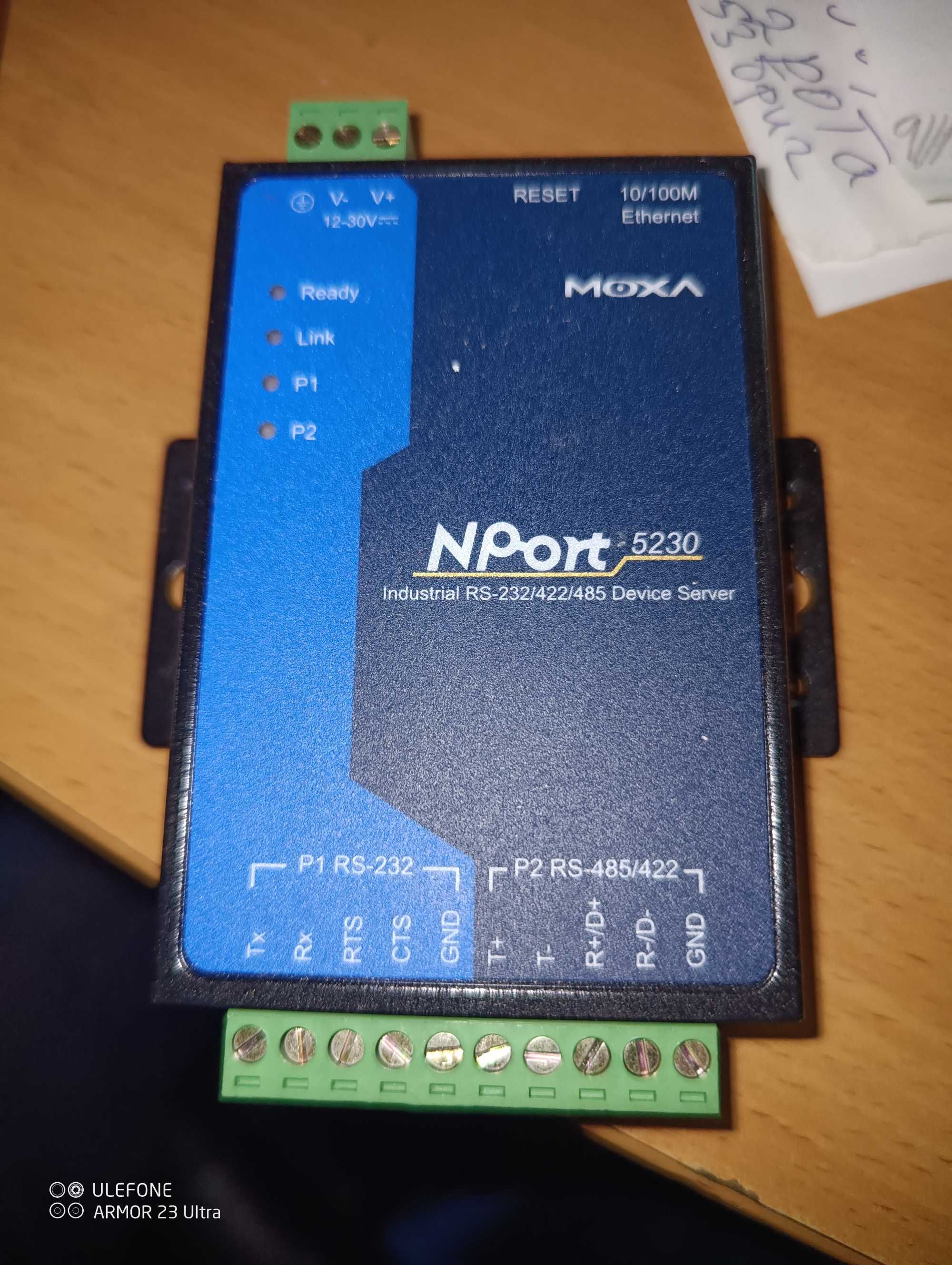 MOXA NPort 5230 сервер