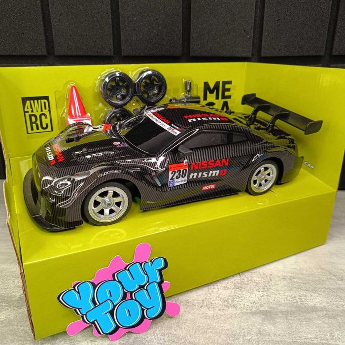 Дрифт Машинка на Пульте Управления 1:18 Nissan GT-R Скорость 30 км/час