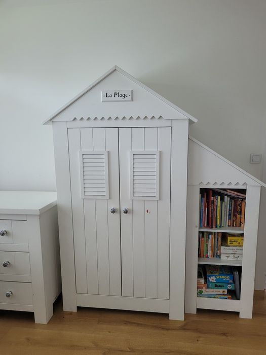 OKAZJA Zestaw drewnianych mebli Pinio drewno bukowe pokój dziecięcy