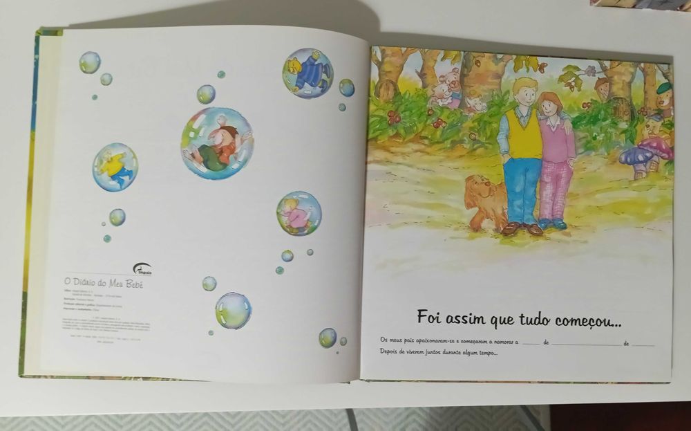 Álbum de bebé "O diário do meu bebé"