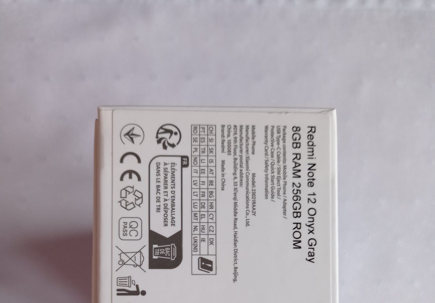 Smartfon Xiaomi Redmi Note 12 8/256GB 6,67"