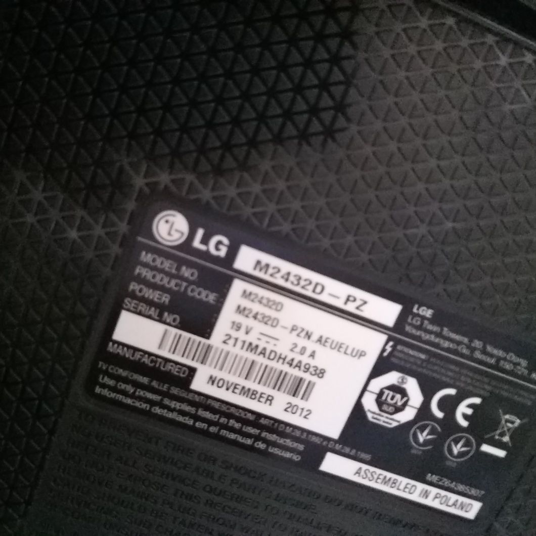 Монітор Телевізор LG M2432D-PZ FullHD 60hz
