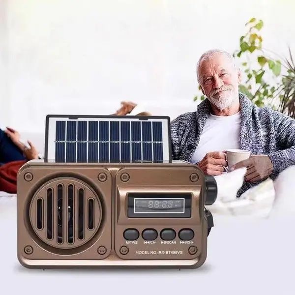 Радио Golon Rx 499 VS с солнечной панелью аккумуляторный приемник 8155