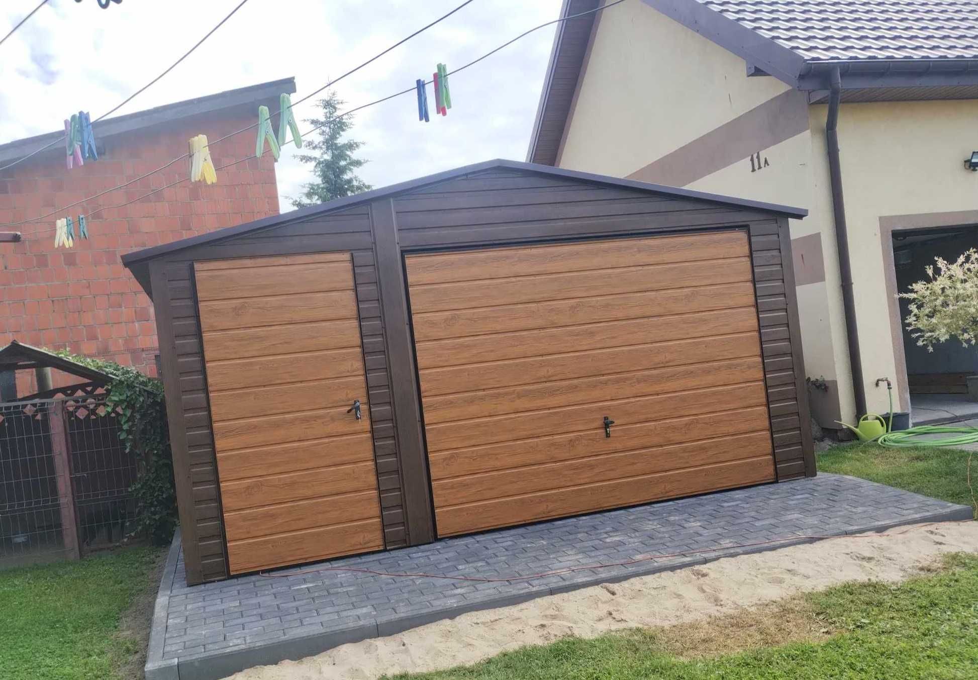 garaż drewnopodobny 4,5x6, 4x5, 6x5, blaszaki, hale, profil zamknięty