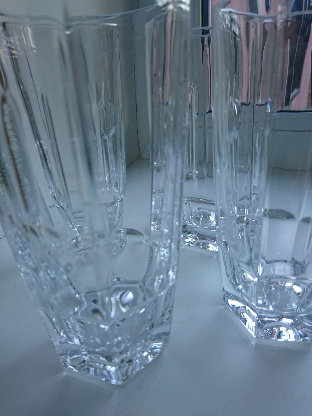 Набор стаканов стекло 4 шт. Новое