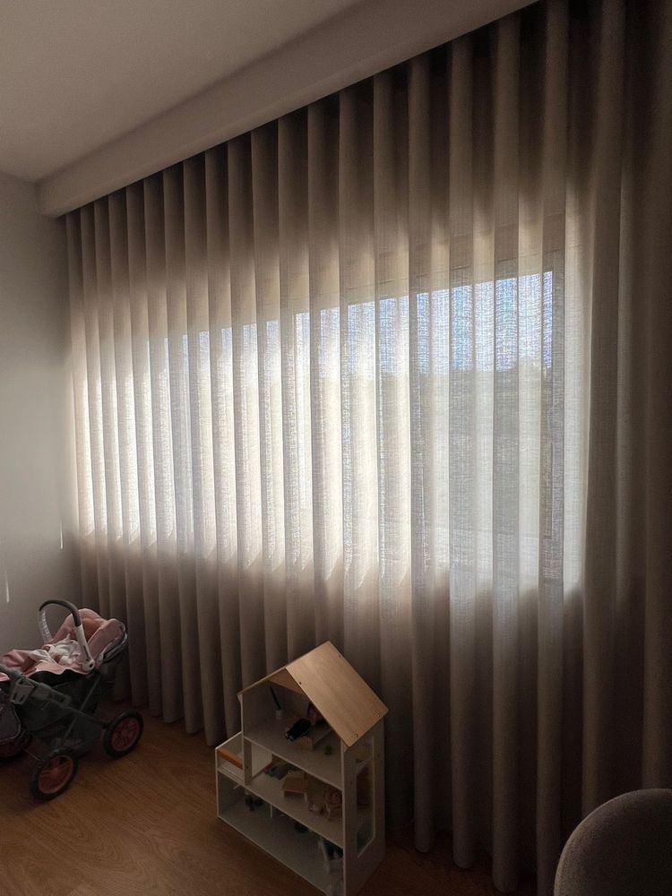Cortinas como novas