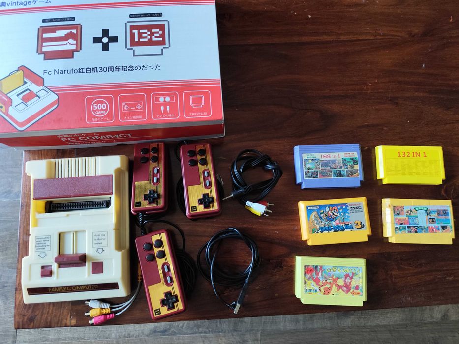 FC Compakt + 168in1 + super Mario Bros 3