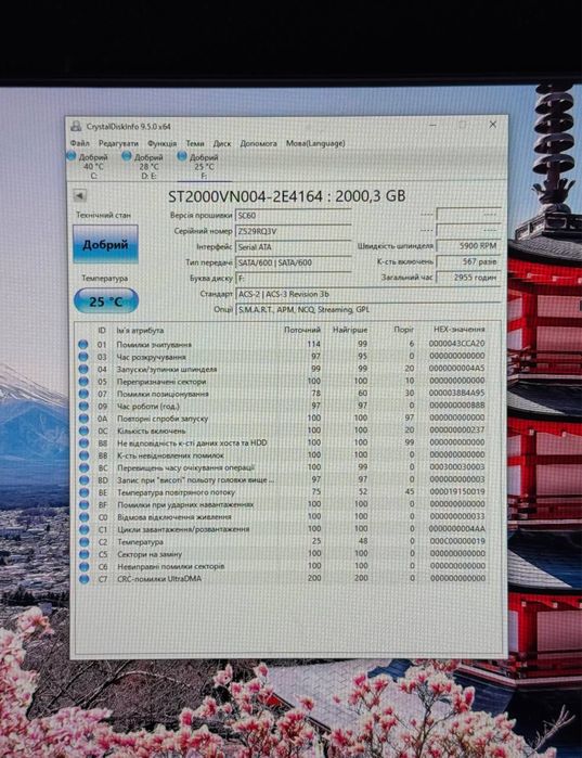 Жорсткий диск hdd 2tb Seagate