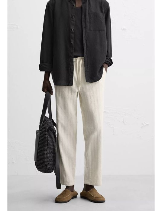 Штани в смужку ZARA (Розмір L, XL)