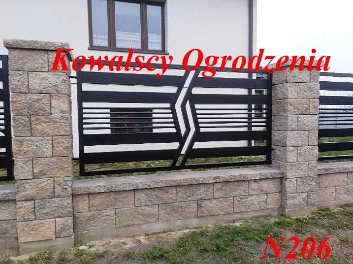 Nowoczesne Ogrodzenia z Metalu Bramy Balustrady Na Wymiar Montaż