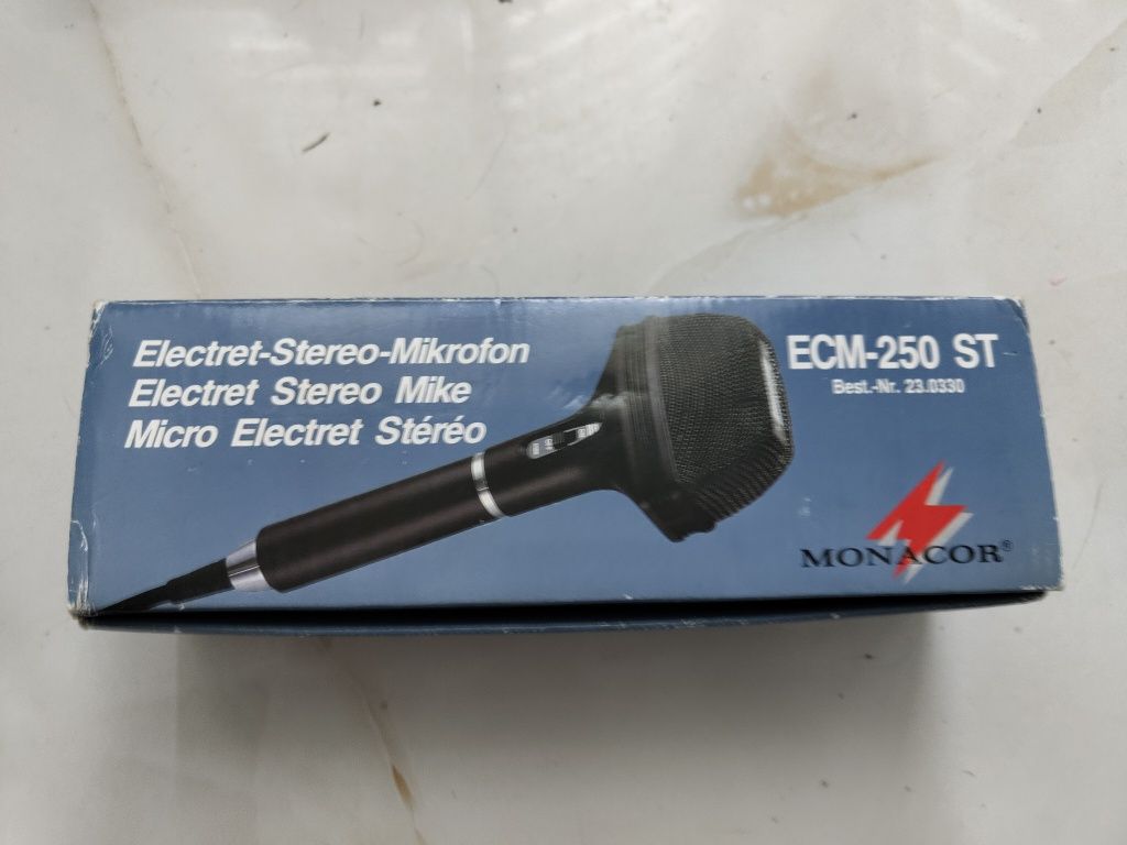 Nowy mikrofon firmy MONACOR model ECM-250st