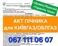 АКТ на вентиляцію.АКТ пічника.АКТ кратності повітрообміну.З ГАРАНТІЄЮ!