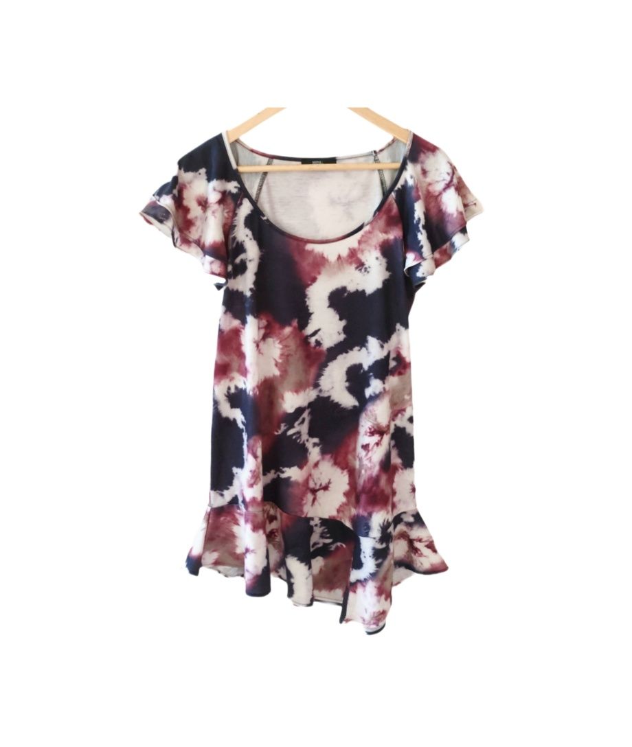 Asymetryczna sukienka / tie-dye – Marks & Spencer – XL / 42