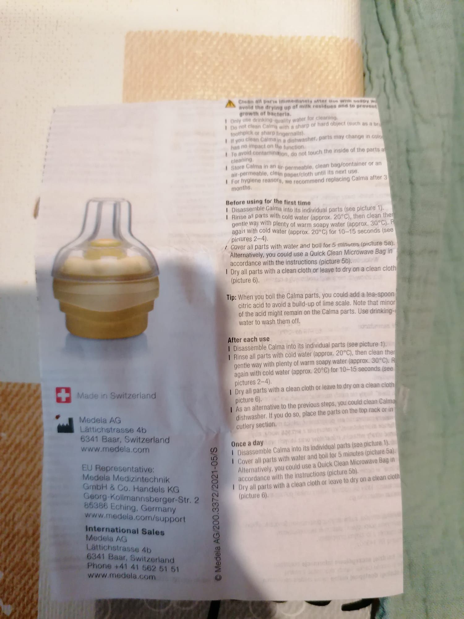 Kit Biberão Calma Medela