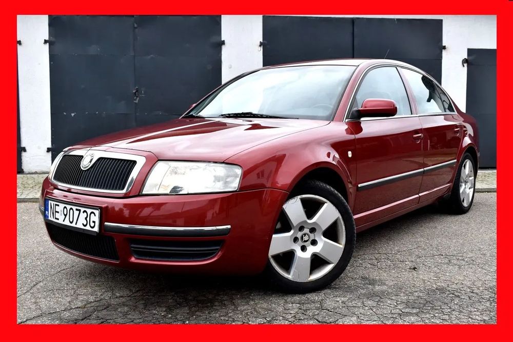 Skoda Superb 2,8 BENZYNA GAZ skóry automat xenon alufelgi zarejestrowana