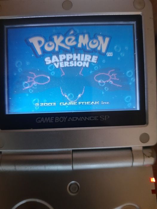Pokemon sapphire versão usa com pilha nova