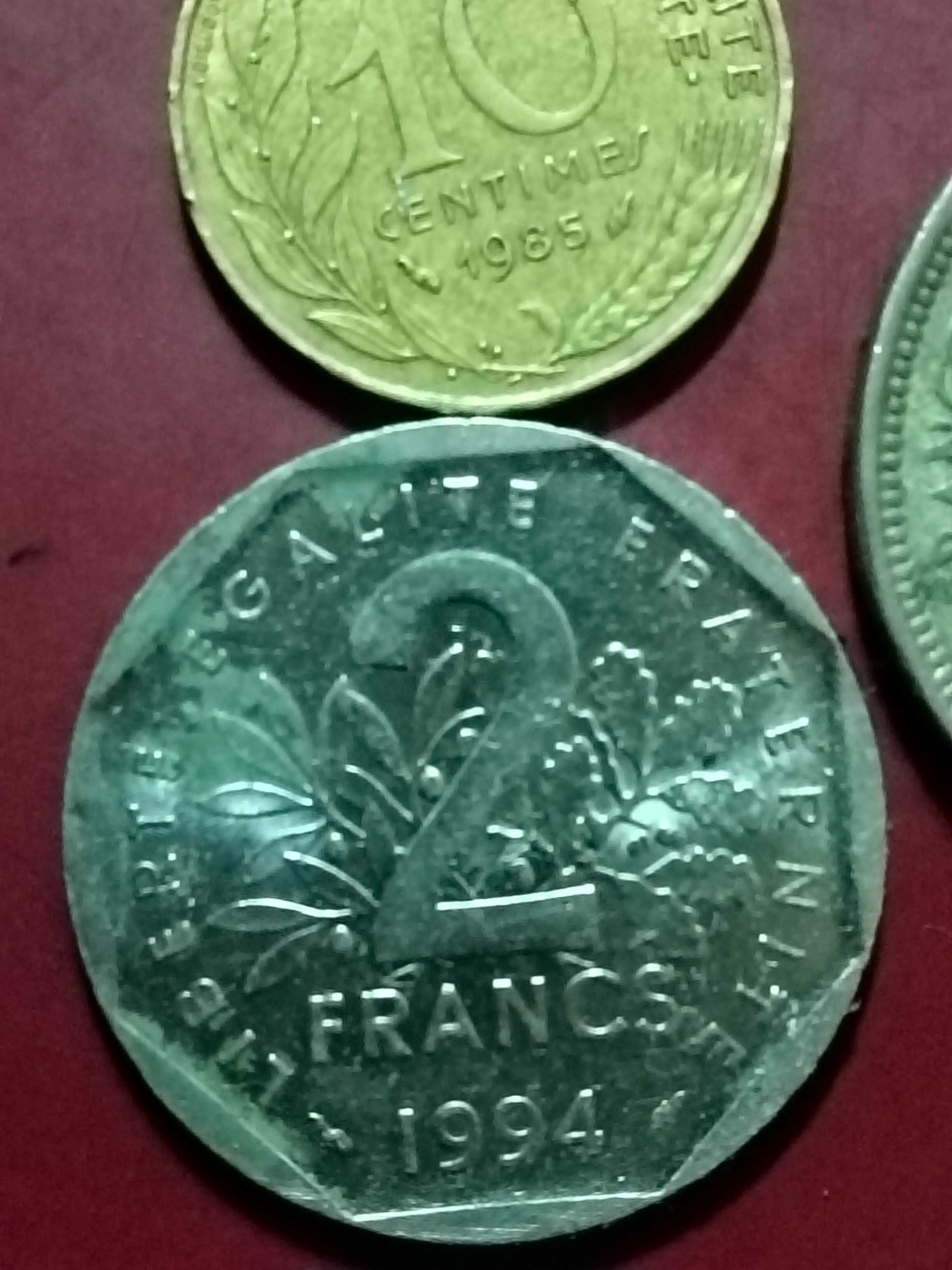 Moedas raras recentes e antigas