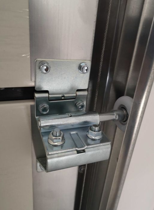 Brama garażowa 3000x2250 Antracyt brąz srebrna garażowa z ryglem