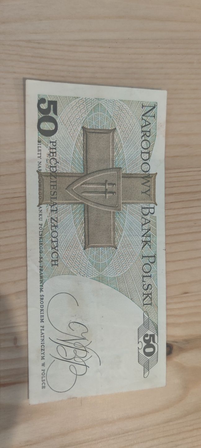 Banknot 50 zł 1 grudnia 1988