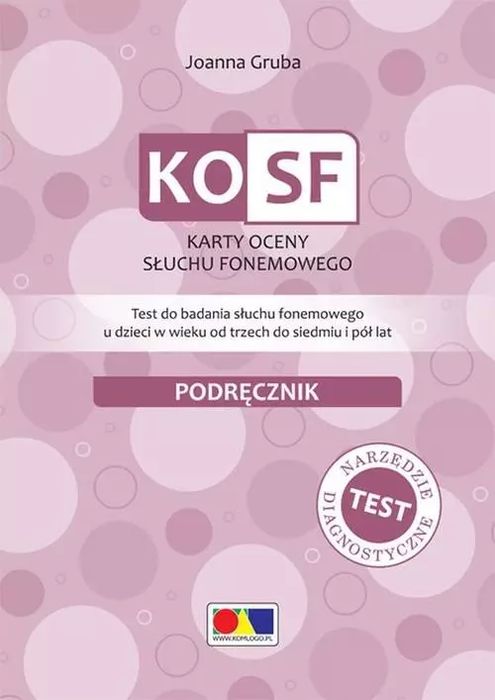 KOSF - Karty oceny słuchu fonemowego. KOMLOGO. Nowy Produkt