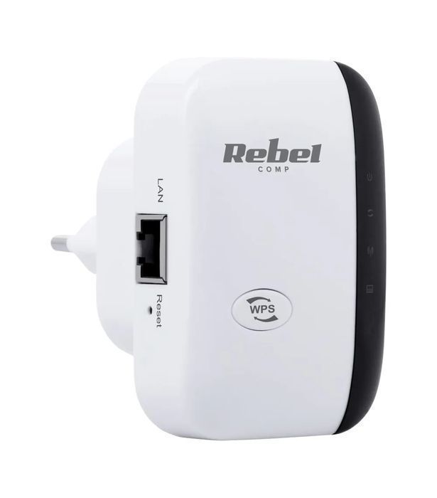 Repeater wzmacniacz sieci bezprzewodowej WiFi Rebel do 100m KOM1030