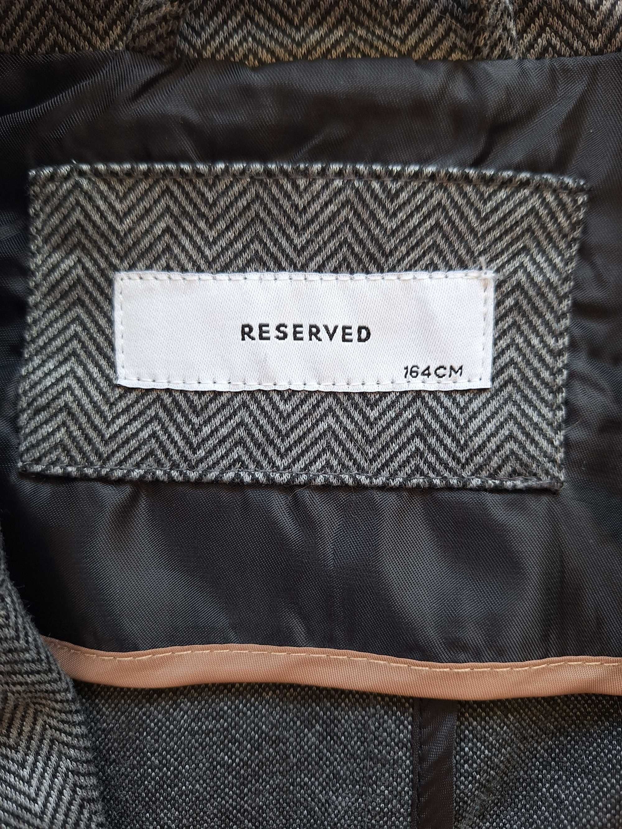 Marynarka Reserved r.164 wygodna szara chłopięca