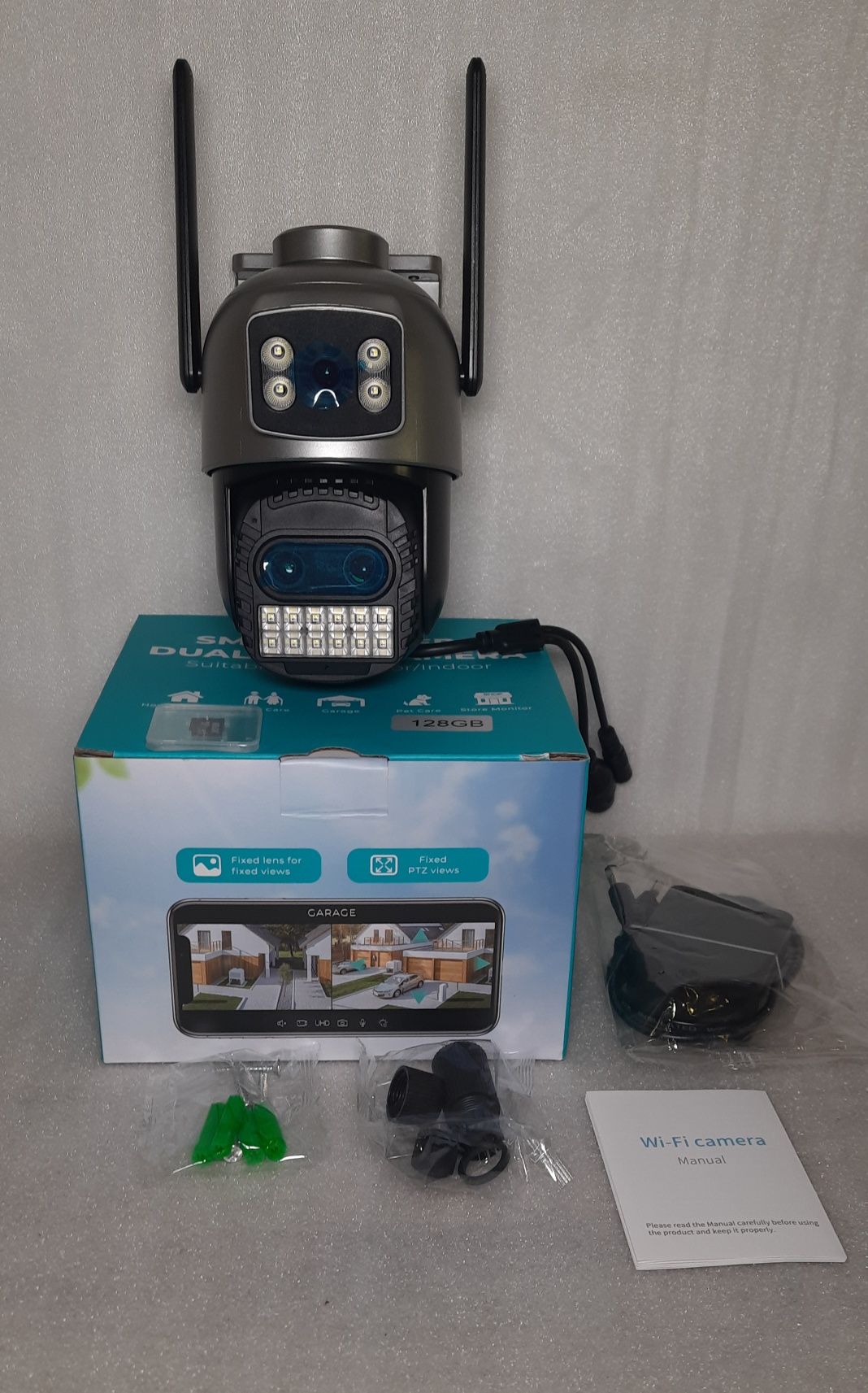 WI-FI цифрова вулична поворотна IP камера 15 MP  10x  Зум. FuLL-HD