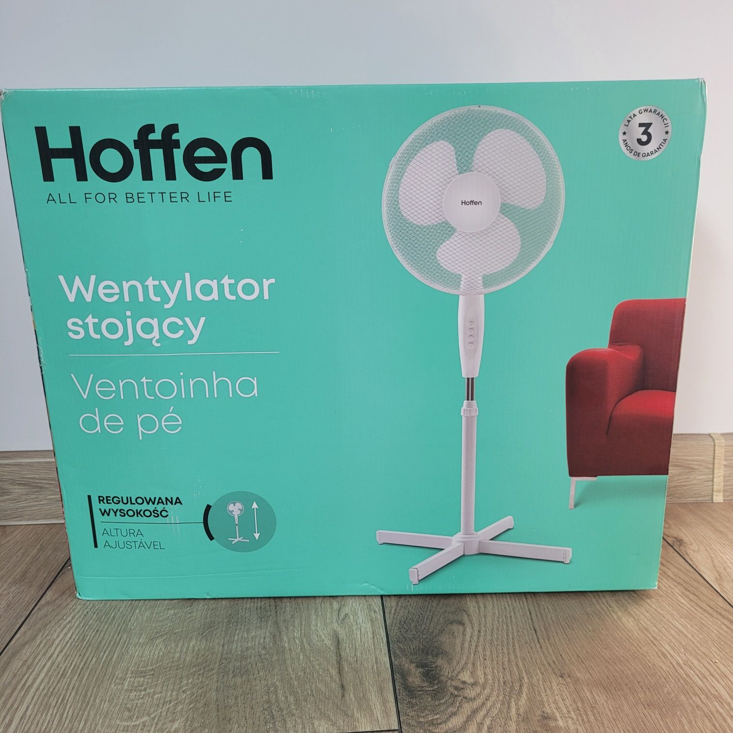 Wentylator stojący wiatrak hoffen nowy