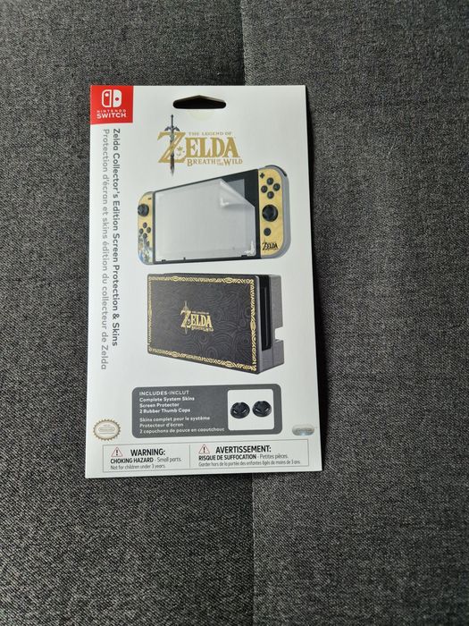 Zelda naklejki ochronne + nakładki